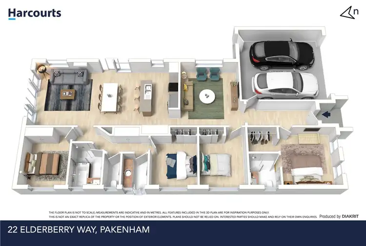 Floorplan of Homely house listing, 22 Elderberry Way, Pakenham VIC 3810