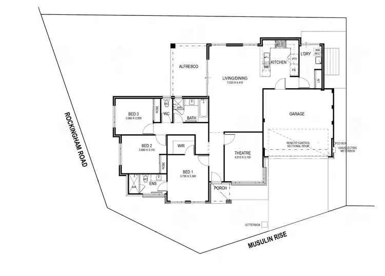 Floorplan of Homely land listing, 2A Musulin Rise, Munster WA 6166