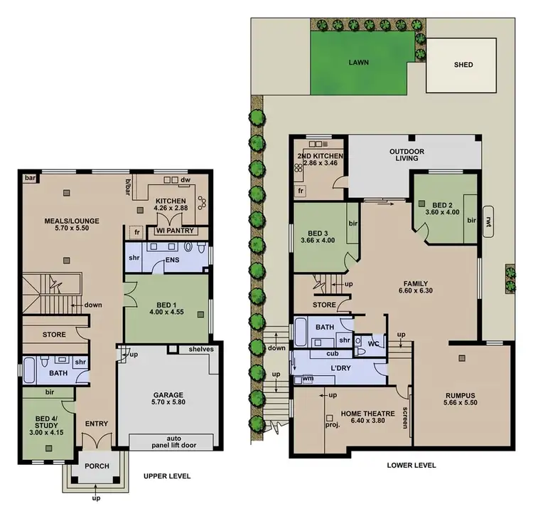 Floorplan of Homely house listing, 4 Lacebark Court, Flagstaff Hill SA 5159