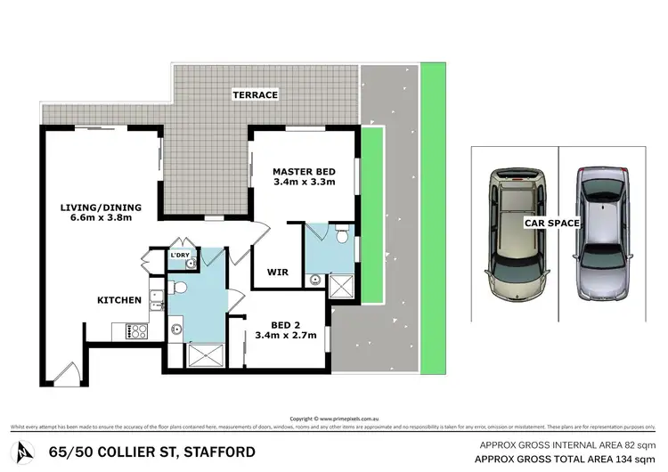 Floorplan of Homely apartment listing, 65/50 Collier Street, Stafford QLD 4053