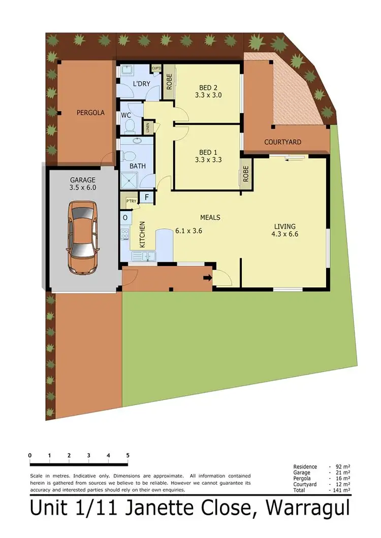 Floorplan of Homely unit listing, 1/11 Janette Close, Warragul VIC 3820