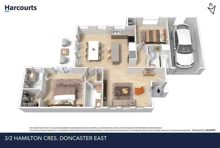 Floorplan of Homely unit listing, 3/2 Hamilton Crescent, Doncaster East VIC 3109