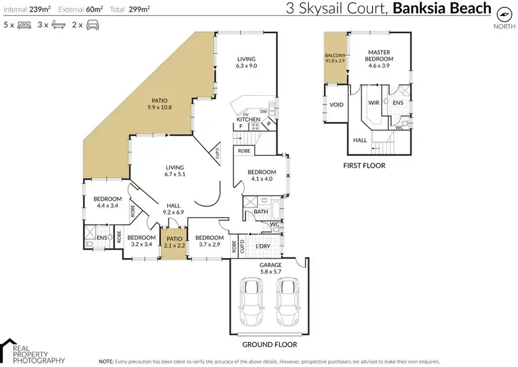 Floorplan of Homely house listing, 3 Skysail Ct, Banksia Beach QLD 4507