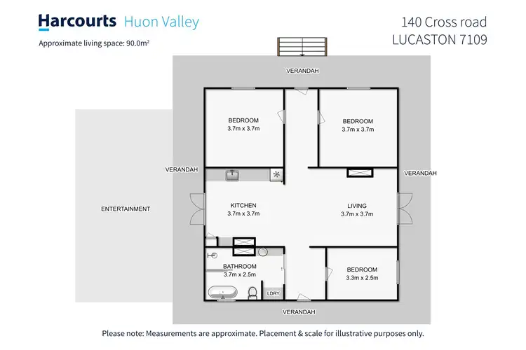 Floorplan of Homely house listing, 140 Cross Road, Lucaston TAS 7109