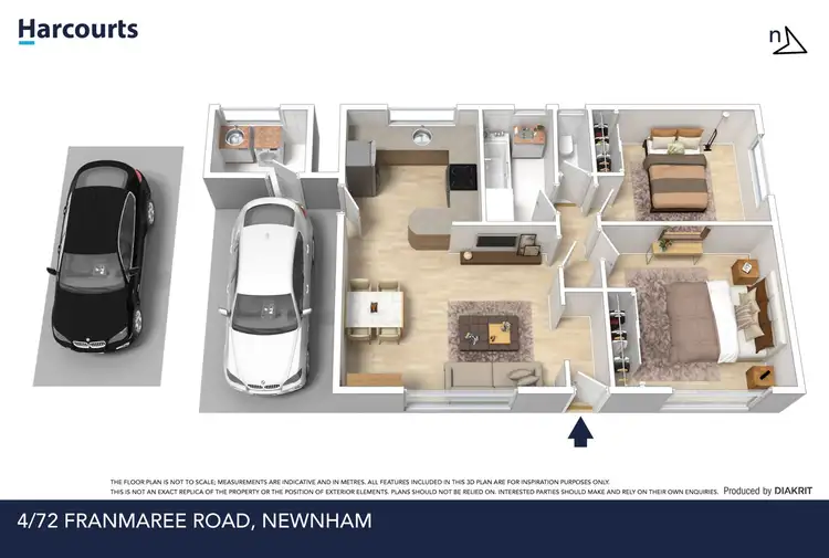 Floorplan of Homely unit listing, 4/72 Franmaree Road, Newnham TAS 7248