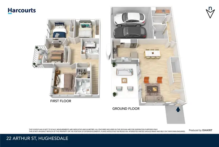 Floorplan of Homely house listing, 22 Arthur Street, Hughesdale VIC 3166