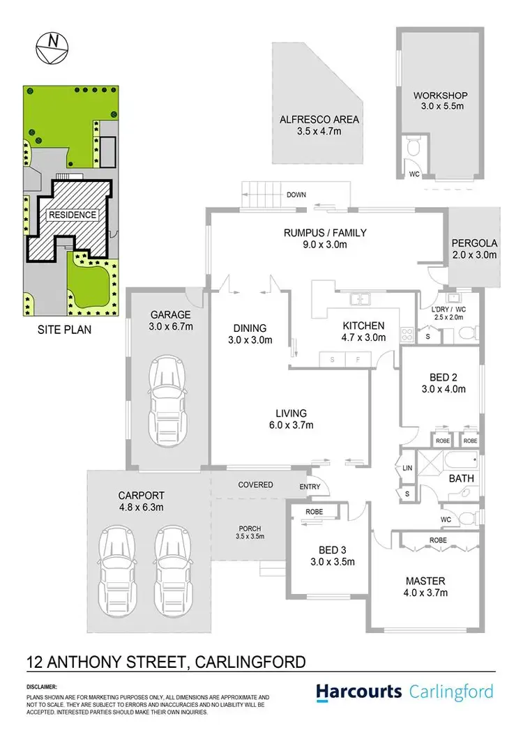 Floorplan of Homely house listing, 12 Anthony Street, Carlingford NSW 2118