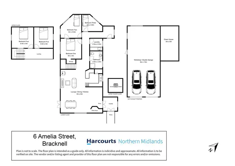 Floorplan of Homely house listing, 6 Amelia Street, Bracknell TAS 7302