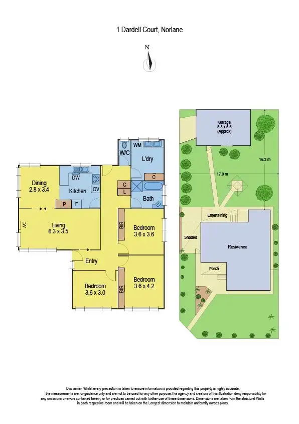 Floorplan of Homely house listing, 1 Dardell Court, Norlane VIC 3214