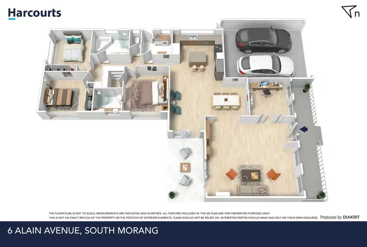 Floorplan of Homely house listing, 6 Alain Avenue, South Morang VIC 3752