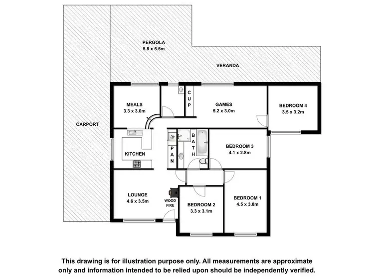 Floorplan of Homely house listing, 3 Preston Street, Keith SA 5267