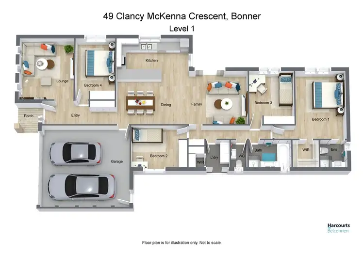 Floorplan of Homely house listing, 49 Clancy McKenna Crescent, Bonner ACT 2914