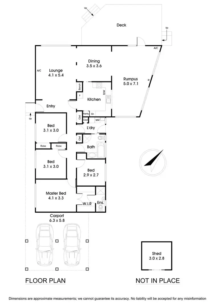 Floorplan of Homely house listing, 6 Kingloch Parade, Wantirna VIC 3152