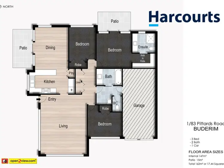Floorplan of Homely unit listing, 1/83 Pittards Road, Buderim QLD 4556