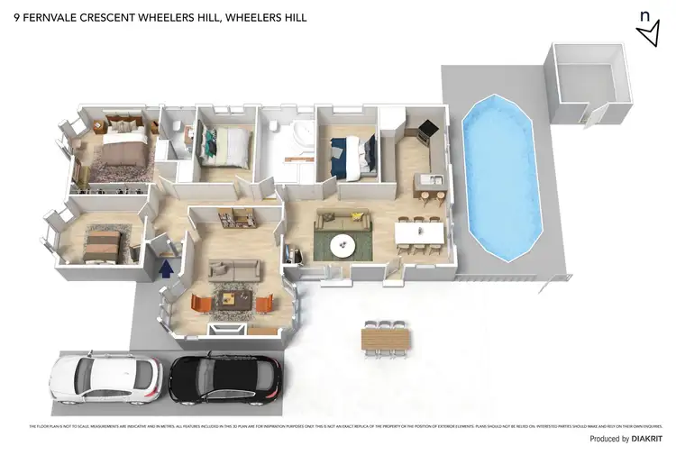 Floorplan of Homely house listing, 9 Fernvale Crescent, Wheelers Hill VIC 3150