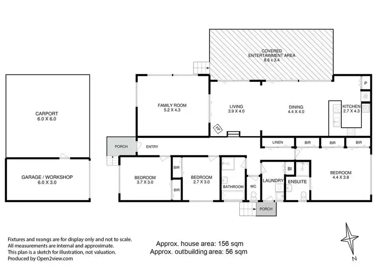 Floorplan of Homely house listing, 4 Pulfers Road, Dover TAS 7117