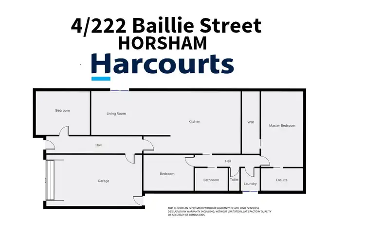Floorplan of Homely unit listing, 4/222 Baillie Street, Horsham VIC 3400
