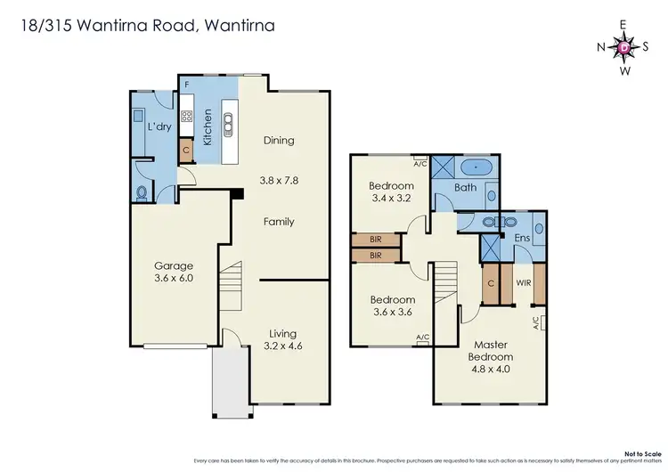 Floorplan of Homely townhouse listing, 18/315 Wantirna Road, Wantirna VIC 3152