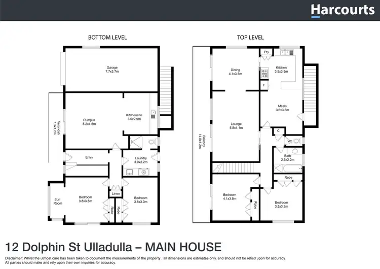 Floorplan of Homely house listing, 12 & 12A Dolphin Street, Ulladulla NSW 2539