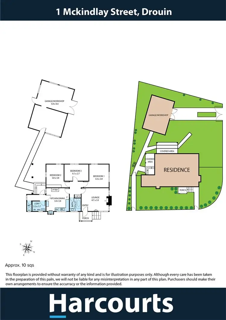 Floorplan of Homely house listing, 1 Mckindlay Street, Drouin VIC 3818