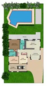 Floorplan of Homely house listing, 28 Allspice Drive, Ashmore QLD