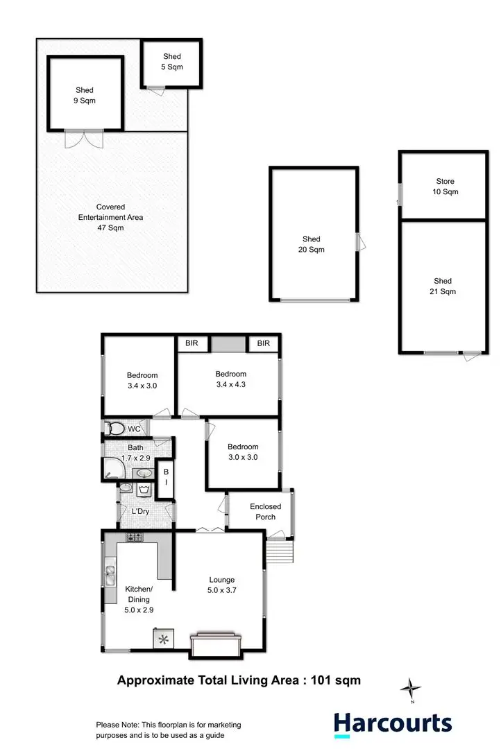 Floorplan of Homely house listing, 4 Devines Road, Glenorchy TAS 7010