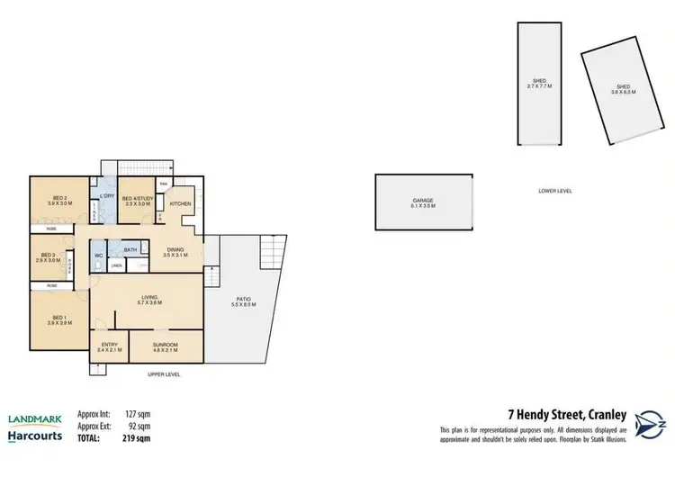 Floorplan of Homely house listing, 7 Hendy Street, Cranley QLD 4350