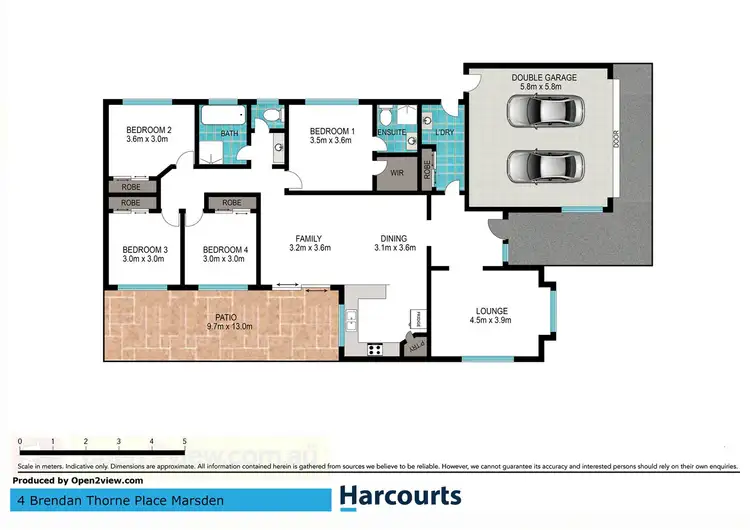 Floorplan of Homely house listing, 4 Brendan Thorne Place, Marsden QLD 4132