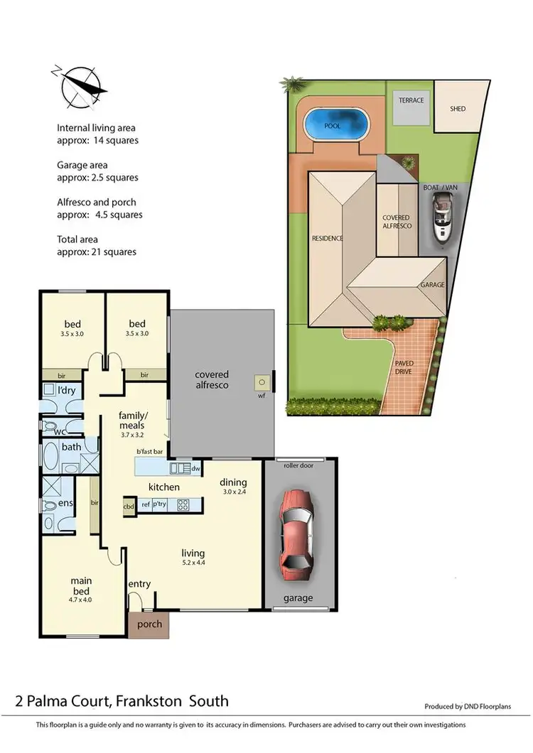 Floorplan of Homely house listing, 2 Palma Court, Frankston South VIC 3199