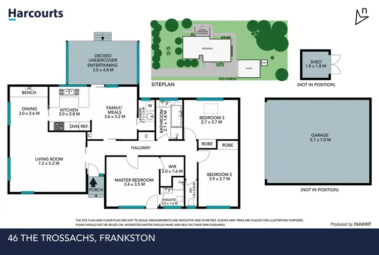 Floorplan of Homely house listing, 46 The Trossachs, Frankston VIC 3199