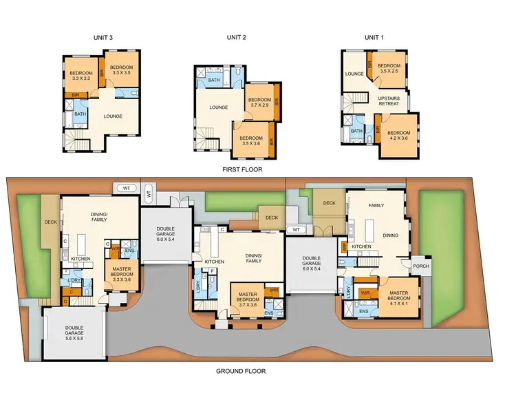 Floorplan of Homely house listing, 1-3/163 Dorset Road, Boronia VIC 3155