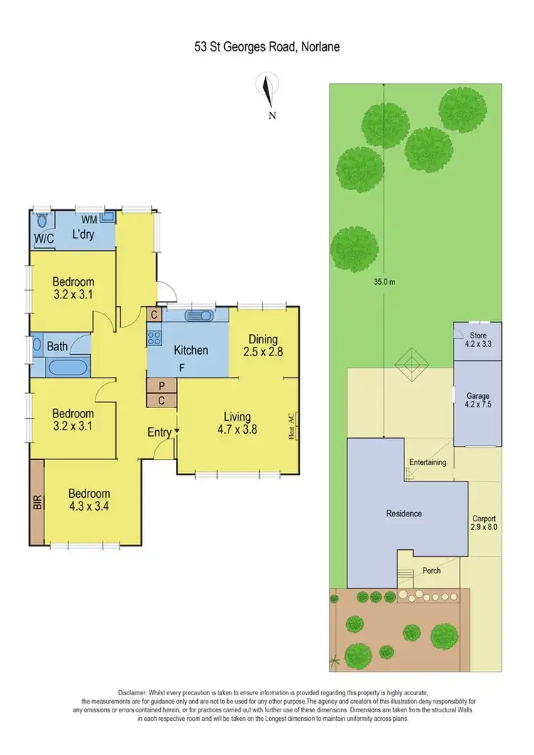 Floorplan of Homely house listing, 53 St Georges Road, Norlane VIC 3214