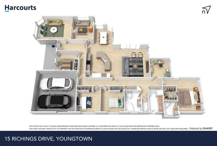 Floorplan of Homely house listing, 15 Richings Drive, Youngtown TAS 7249