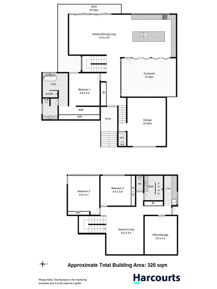 Floorplan of Homely house listing, 975 Oceana Drive, Tranmere TAS 7018