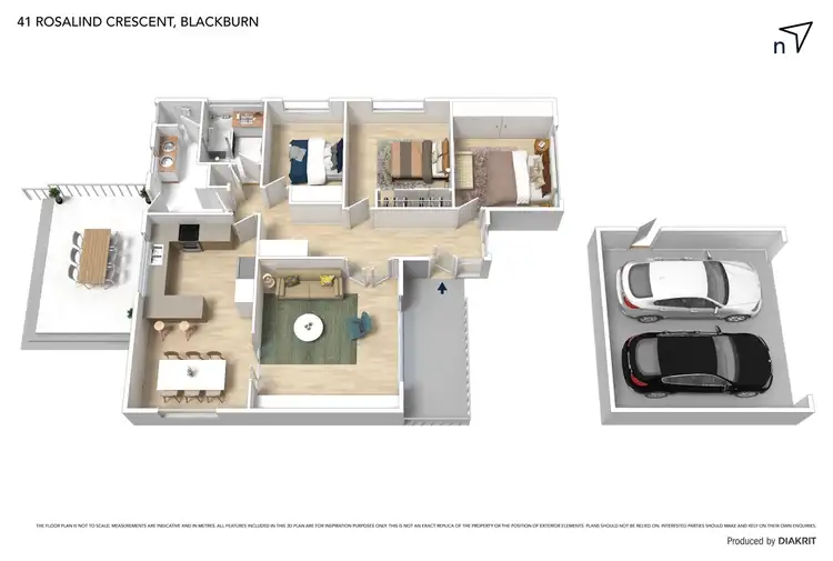 Floorplan of Homely house listing, 41 Rosalind Crescent, Blackburn VIC 3130