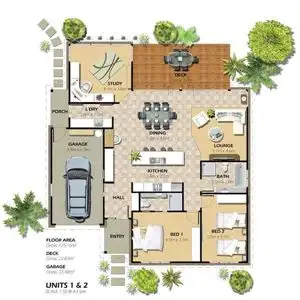 Floorplan of Homely house listing, 1/24 Lewis Street, Longford TAS