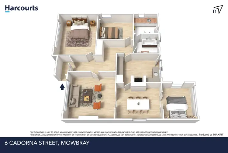 Floorplan of Homely house listing, 6 Cadorna Street, Mowbray TAS 7248