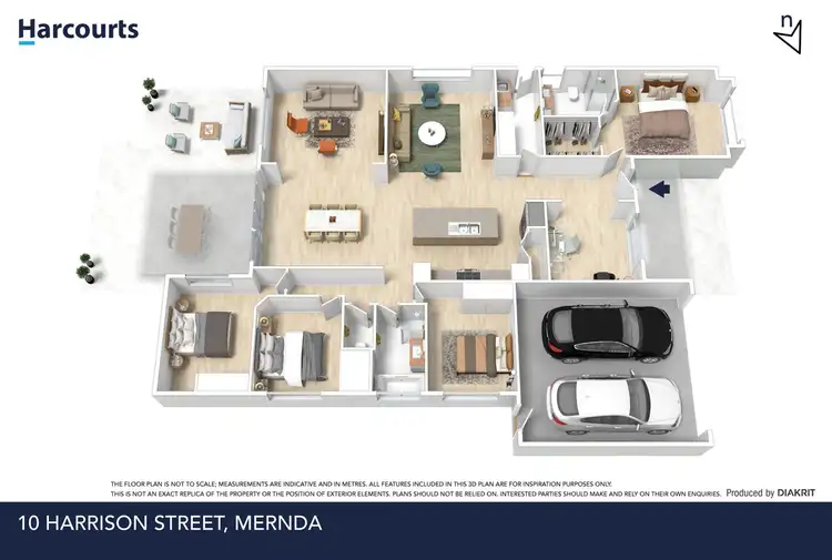 Floorplan of Homely house listing, 10 Harrison Street, Mernda VIC 3754