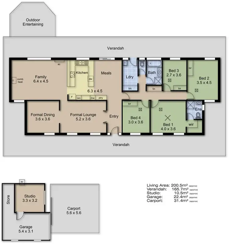 Floorplan of Homely house listing, 9 Rosenthal Road, Bridgewater SA 5155