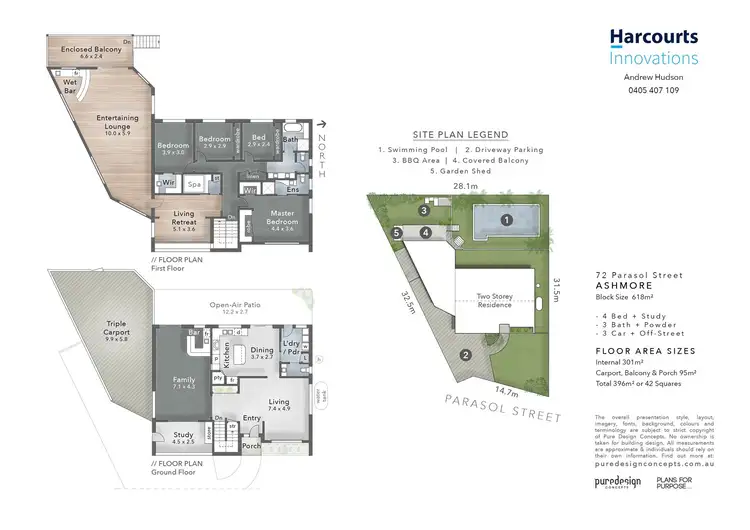 Floorplan of Homely house listing, 72 Parasol Street, Ashmore QLD 4214