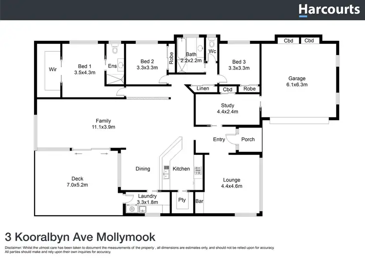 Floorplan of Homely house listing, 3 Kooralbyn Avenue, Mollymook NSW 2539
