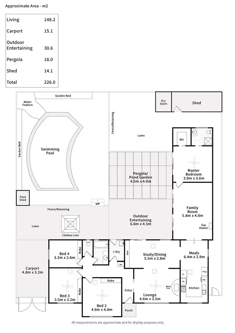 Floorplan of Homely house listing, 42 Collins Parade, Hackham SA 5163