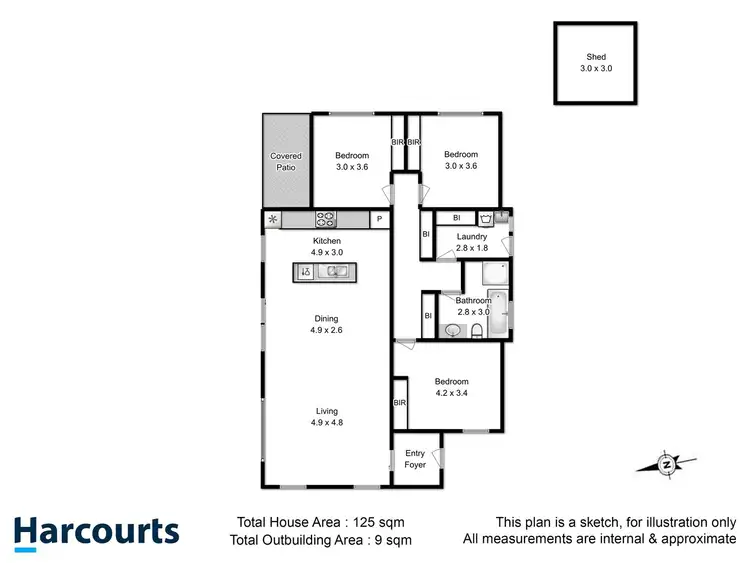 Floorplan of Homely house listing, 58 Camrise Drive, Cambridge TAS 7170