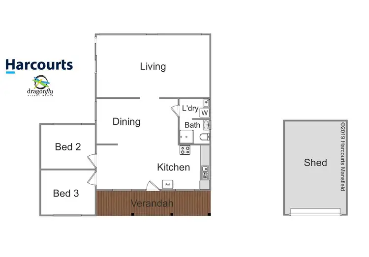 Floorplan of Homely house listing, 240 Dry Creek Rd, Bonnie Doon VIC 3720