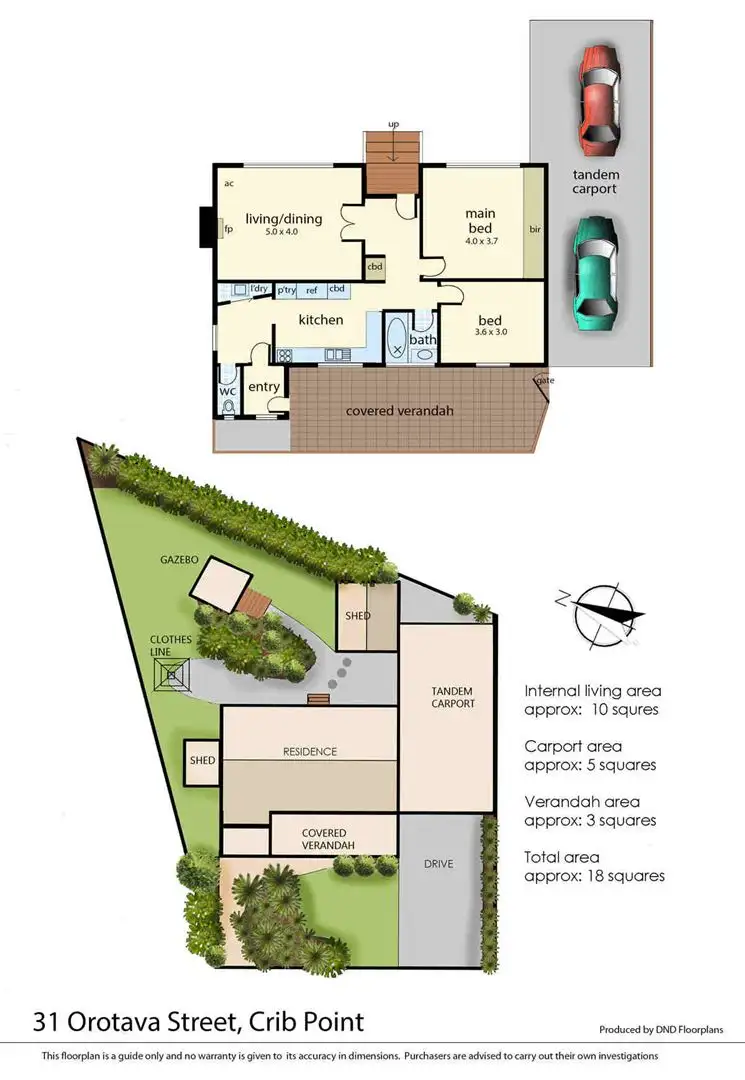 Floorplan of Homely house listing, 31 Orotava Street, Crib Point VIC 3919