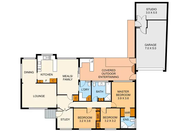 Floorplan of Homely house listing, 1 Rubida Court, Boronia VIC 3155
