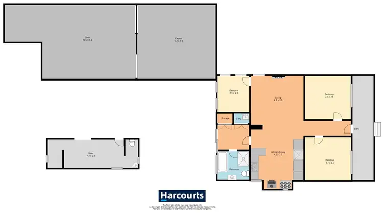 Floorplan of Homely house listing, 6183 Mansfield-Whitfield Road, Whitfield VIC 3733
