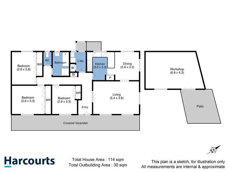 Floorplan of Homely house listing, 4 Weemala Court, Mount Nelson TAS 7007