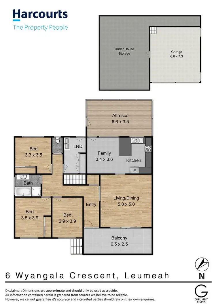 Floorplan of Homely house listing, 6 Wyangala Crescent, Leumeah NSW 2560