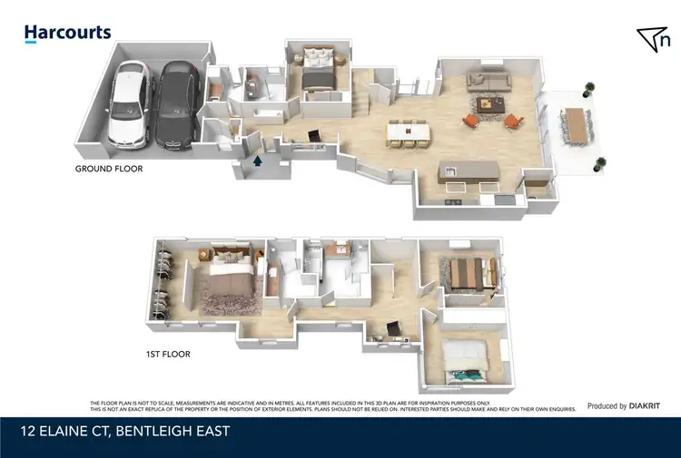 Floorplan of Homely house listing, 12 Elaine Court, Bentleigh East VIC 3165